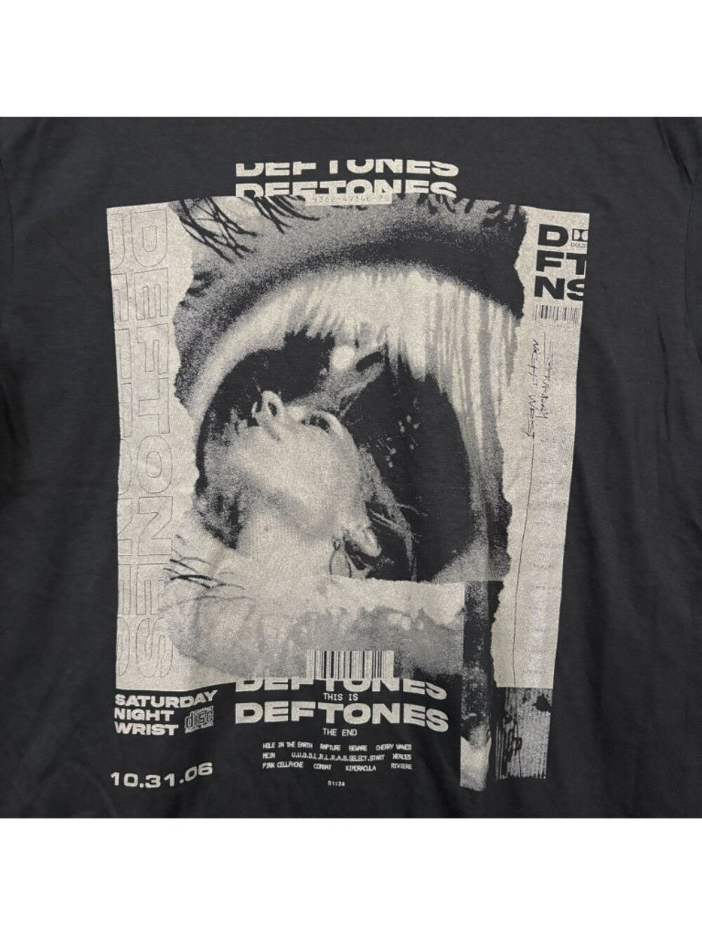 Deftones Saturday Night Wrist T-Shirt Size Large - Picture 2 of 4